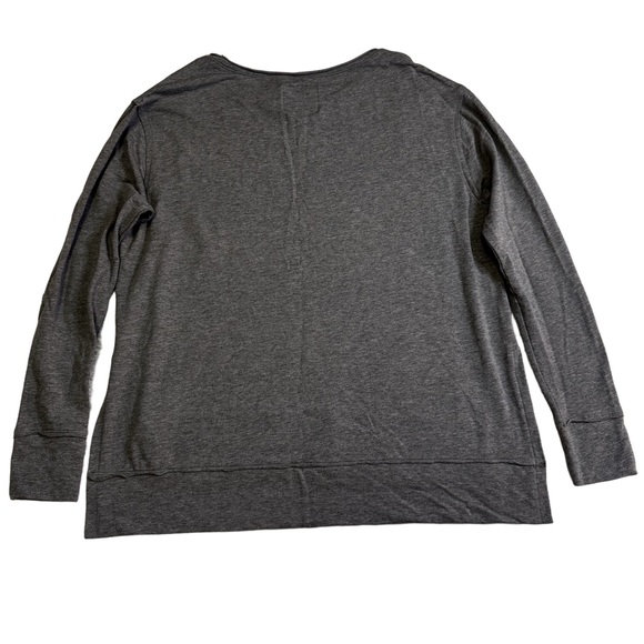 Rachel Hollis Bless Your Heart Grey Long Sleeve Shirt Size XXS Oversized NWOT - Picture 13 of 13